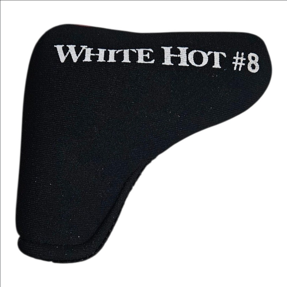 Odyssey White Hot #8 Blade Putter Headcover Black Red White Golf Club Cover - Picture 2 of 4